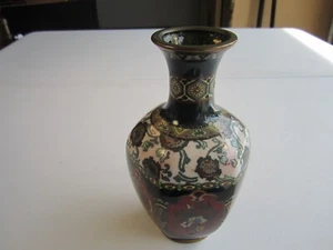 Unique Antique Chinese Cloisonne Metal Vase - Picture 1 of 7