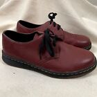 Dr Martens Soft Wair Cavendish Red Soft Leather Lace Up Oxfords Size 9