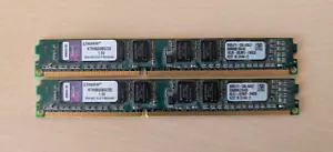 Kingston 4GB 2x2GB DDR3 240 Pin Desktop Memory RAM 1333Mhz PC3-10600 Low Profile - Picture 1 of 4