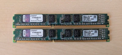 Kingston 4GB 2x2GB DDR3 240 Pin Desktop Memory RAM 1333Mhz PC3-10600 Low Profile - Image 1 of 4