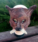 Luxusmaske aus Wildschweinfilz für Kinder. Therianische Maske. Tiermaske....