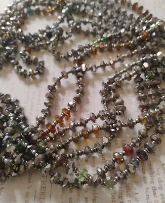 ¡Collar KIAM FAMILY Multi Hilo 16" Ajustable, Pirita con Acentos de Piedra Multicolor! Foto 1 de 4