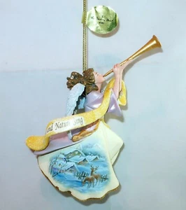 Danbury Mint HIMMLISCHE ENGEL WEIHNACHTSSCHMUCK Himmel und Natur SINGEN NEU - Bild 1 von 3