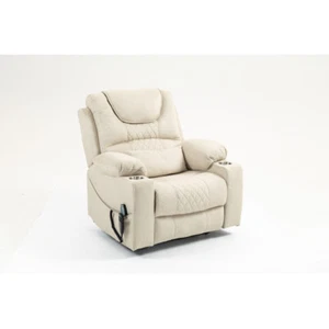 Elderly Electric w/ 180° Lie-Flat & Power Supply Lift Recliner Chair - Picture 1 of 18