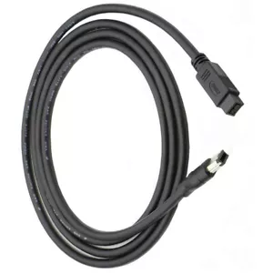 6FT IEEE 1394 Firewire 800 to Firewire 400 Cable 9 Pin to 6 Pin Male Male Cord - Picture 1 of 6