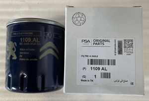 GENUINE NEW PSA Oil Filter 1109AL Peugeot, Citroen, Vauxhall. Screw On Type - Picture 1 of 5