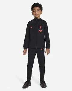 Nike Liverpool F.C Strike Dri-FIT Hooded Football Tracksuit Sz M Age 5-6 - Picture 1 of 6