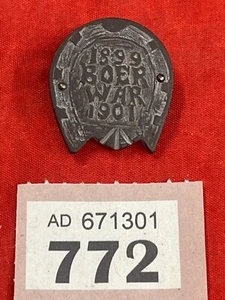 Insignia de caballería arte trinchera muy especial de la guerra bóer de 1899 - 1901 - Batalla de Spion Kop - Imagen 1 de 5