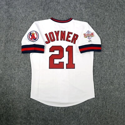 Wally Joyner California Angels 1989 All Star Men's Cooperstown Home White Jersey - Image 1 of 4