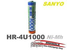 Akku Batterie SANYO AAA 1.2V1000mAh HR-4U und viel mehr...