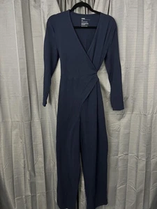 Storq Flex Fit Wickel Overall Damen 3/M dunkelblau Umstands Loungewear Still - Bild 1 von 14