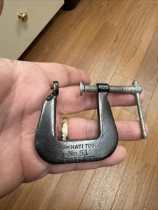 Vintage n. 51 Super Jr 1" morsetto a C Cincinnati Tool Co. - Foto 1 di 6