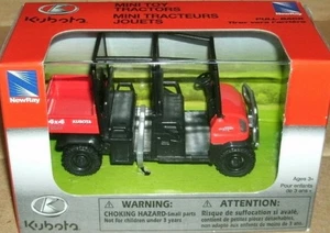 New-Ray 33277 1:36 Kubota Pull-Back Diecast Vehicle Mini Toy Tractors - Picture 1 of 1