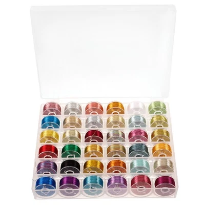  Handcraft Embroidery Thread Wear-resistant Threads Colorful Sewing - Image 1 of 4