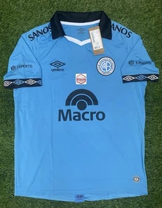 CAMISETA FUTBOL BELGRANO DE CORDOBA UMBRO TEMPORADA 2024/25 NUEVAS HOME - Imagen 1 de 5