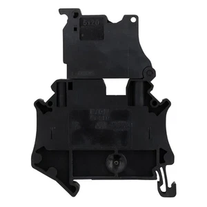 EATON XBUT4FBE SICHERUNGSREIHENKLEMME, ZWEISTUFIG, 26-10AWG, 600V, SCHWARZ - Bild 1 von 3