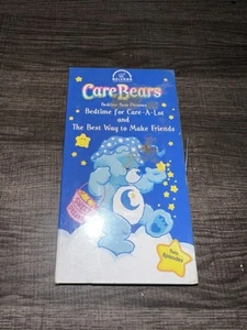 Care Bears: Bedtime for Care -A-Lot And The Best Way To Make Friends VHS NEW - Picture 1 of 5