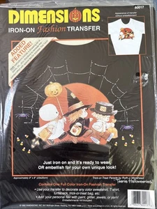 Dimensions IronOn Transfer TEENIE HALLOWEENIES #80017 Halloween NUEVO - Imagen 1 de 2