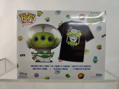 FUNKO POP! TEES PIXAR ALIEN REMIX BUZZ LIGHTYEAR VINYL FIGURE WITH LARGE T-SHIRT - Image 1 of 4