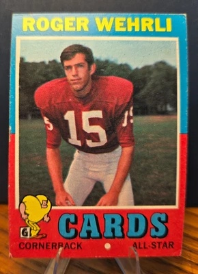 1971 Topps #188 Roger Wehrli RC VG-EX Cardinals - Image 1 of 2