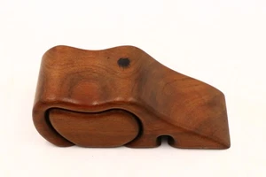 Caja rompecabezas baratija joyería escultural madera koa hawaiano - Imagen 1 de 12