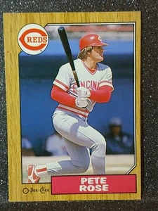 1987 O-Pee-Chee #200 Pete Rose Cincinnati Reds - Imagen 1 de 2
