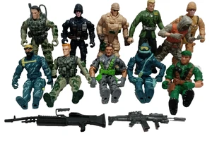 Lotto di 11 action figure Lanard The Corps e Ray nuovi + 2 fucili forze speciali - Foto 1 di 9