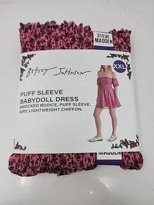 BETSY JOHNSON Babydoll Kleid Puffärmel XXL Rosa - Bild 1 von 5