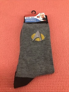New Star Trek: New Generation  Logo Men's Crew  Socks Sock Sz 10-13 - Bild 1 von 2