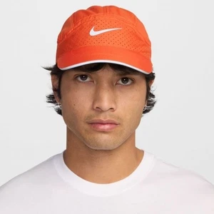 Nike Dri-FIT ADV Club Unstructured Training Cap Sz L/XL Orange White fb5681 P25 - Picture 1 of 6