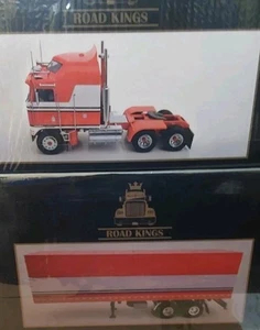 ROAD KINGS BJ and the Bear Set 1976 Kenworth K-100 & Trailer 1:18 Diecast HUGE - Picture 1 of 1