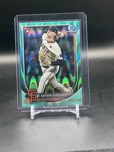 2025 Topps Chrome - Hayden Birdsong #138 Aqua Refractor /199 (RC) - Bild 1 von 2