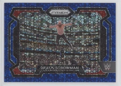 2024 Panini Prizm WWE Blue Under Card Prizm /25 Braun Strowman #6 - Image 1 of 2