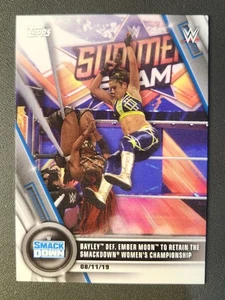 2020 Topps WWE Women's Division #64 BAYLEY DEF. EMBER MOON - Picture 1 of 2