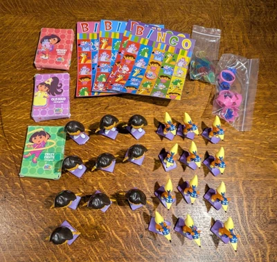 Dora the Explorer Mix Lot Toys Games Figures Dora Bingo Card Games Dora Toys - Image 1 of 4