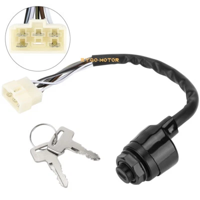 Ignition Key Switch for Kawasaki UTV 27005-0011 / Mule 600 610 4000 4010 - Image 1 of 4