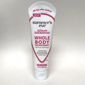 Summer's Eve Whole Body Deodorant Simply Sensitive, 3fl oz | Aluminum Free | New - Picture 1 of 2