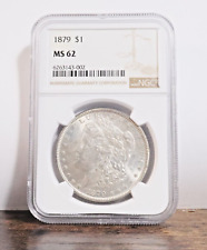 1879 Morgan Silver Dollar NGC MS62