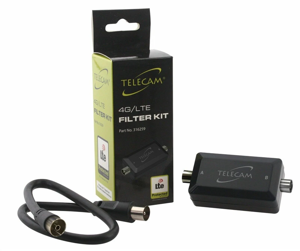 Telecam 4g lte Filter Kit. MOBILE PHONE INTERFERENCE TV AERIAL FILTER - Image 1 of 1