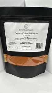 Organic Red Chili Powder 400g By Define Organic Spice/Herb - Picture 1 of 6