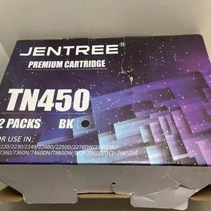 Jentree Premium Cartridge TN450 High Yield Black HL2220 HL-2230 HL-2240 - Picture 1 of 4