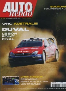 AUTO HEBDO N°1521 16.11.2005 LMS TURQUIE IMPREZA WRX VW GOLF R32 - Bild 1 von 1