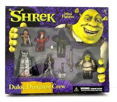 Shrek Action Figures Mini Figures Duloc Dungeon Crew McFarlane Toys 2001 - Image 1 of 4