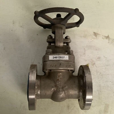 BONNEY FORGE 1 1/2" 1.5 inch Stainless F316 flanged gate valve DN40 Class 150 - Image 1 of 4