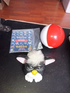 1999 Pokemon Burger King EMPTY POKE BALL PLUS MCDONALDS FURBY BLACK VINTAGE TOYS - Picture 1 of 6