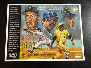 1994 UD Baseball Heroes AllStar Game Pittsburgh Lithograph Reggie Jackson Garvey - Picture 1 of 7
