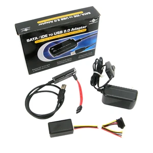 Vantec 2.5" & 3.5" SATA IDE to USB Adapter Kit with Power Supply User Manual NOB - Picture 1 of 16