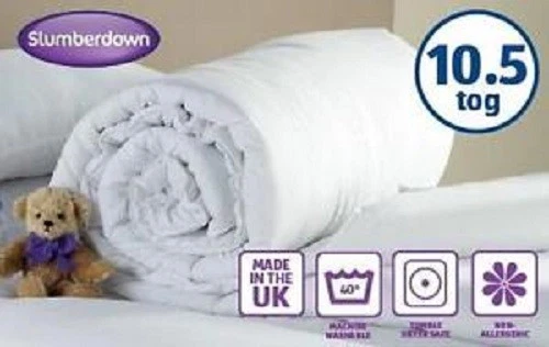 MICROFIBRE FEELS LIKE DOWN SLUMBERDOWN LUXURY 10.5 TOG DOUBLE DUVET QUILT