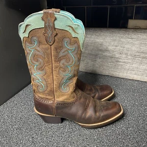 Bota Western Justin Silver Collection Sevana Cuero Marrón SVL7311 Mujer 10 B - Imagen 1 de 6