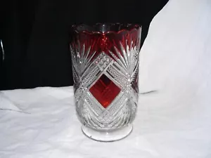 Tacoma celery clear with ruby stain Non-Flint Greensburg Glass Company 1894 EAPG - Picture 1 of 9